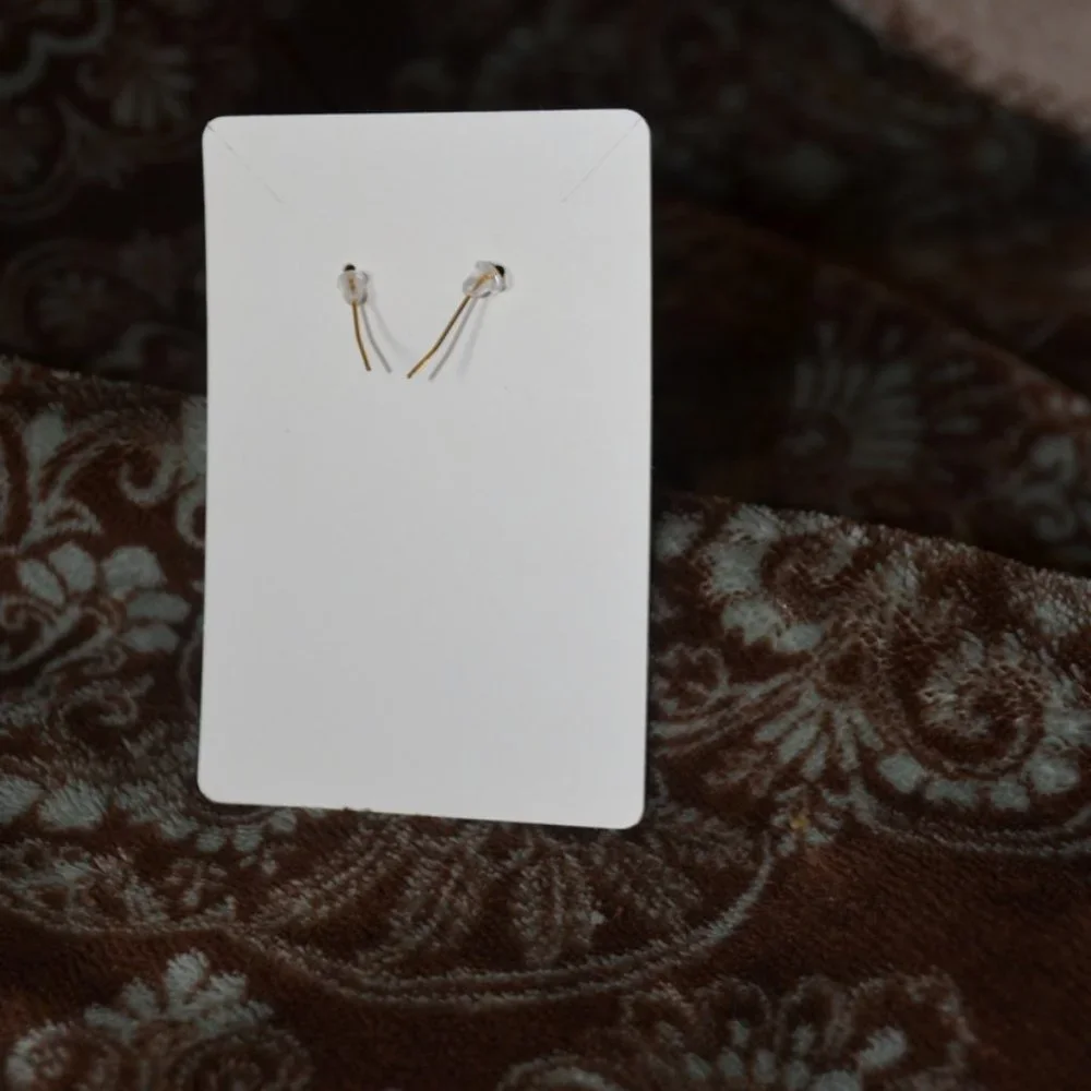 Handmade Plated Gold Hanging Earrings Sea Star (1.5')